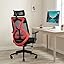 IAFA FURNITURE® Ergolux High Back Ergonomic Office & Study Chair | 3 Year Warranty | Adjustable Height, Tilt Lock, 2D Headrest, Adjustable Arms & Lumbar Support | Nylon Base | DIY (Grey) - Image 2